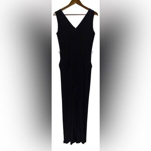 Leslie Fay‎ Vintage Jumpsuit Women 10 Dark Romantic Minimalist Whimsigoth